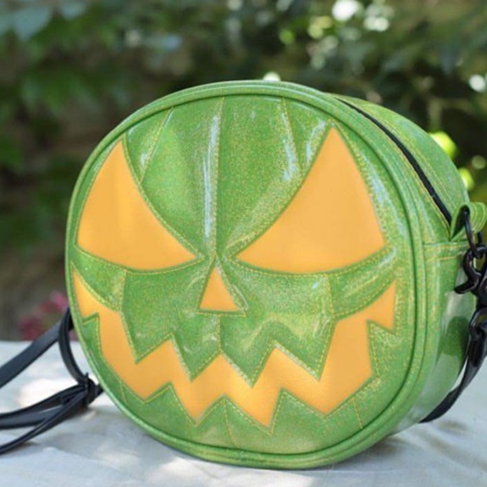 Handcrafted Love Pain & Stitches pumpkin bag